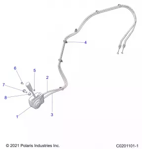 DRIVE TRAIN, GEAR SELECTOR - Z22HCB18N2 (C0201101-1)