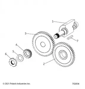 ENGINE, BALANCE SHAFT and BALANCE GEAR - Z22HCB18N2 (702836)