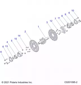 SUSPENSION, REAR AXLE - Z22HCB18N2 (C0201095-2)