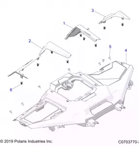 BODY, DASH, UPPER - Z22MAC92AS/BS/Z92AS/BS (C0703770-3)