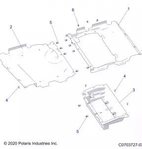 BODY, FLOOR PANELS, REAR - Z22MAC92AS/BS/Z92AS/BS (C0703727-03)