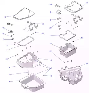 BODY, FRONT STORAGE - Z22MAC92AS/BS/Z92AS/BS (C702963)