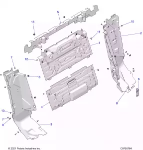 BODY, REAR CLOSEOFF - Z22MAC92AS/BS/Z92AS/BS (C0705764)