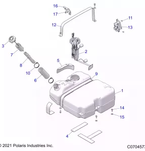 FUEL SYSTEM, TANK - Z22MAC92AS/BS/Z92AS/BS (C0704573)