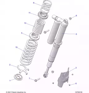 SUSPENSION, REAR SHOCK MOUNTING, DELUXE - Z22MAC92AS/BS/Z92AS/BS (C0706150)