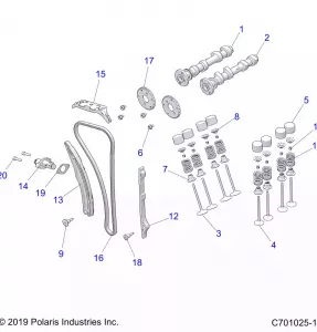 ENGINE, VALVES and CAMSHAFTS - Z22A5A87A2(C701025-11)