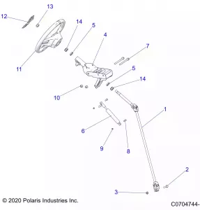 STEERING, STEERING ASM. - Z22A5A87A2 (C701013)