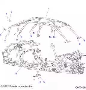 CHASSIS, CAB AND MAIN Рама - Z22RML2KAL/AP/BK/BL/BP/BT (C0704586)