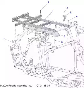 CHASSIS, CARGO BOX MOUNTING AND RELATED - Z22RML2KAL/AP/BK/BL/BP/BT (C701138-05)
