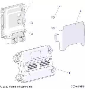 ELECTRICAL, ECU AND RELATED - Z22RML2KAL/AP/BK/BL/BP/BT RZR 2000G4 (C0704548-03)