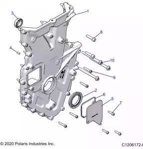 ENGINE, FRONT COVER AND RELATED - Z22RML2KAL/AP/BK/BL/BP/BT (C701137-06)