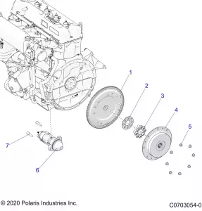 ENGINE, STARTER, FLYWHEEL AND RELATED - Z22RML2KAL/AP/BK/BL/BP/BT (C0703054-01)