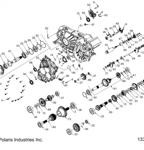 DRIVE TRAIN, GEARCASE, MAIN, INTERNALS - Z22RME2KAG/BG/K2KAN/BN/V2KAN/BN (1337005)