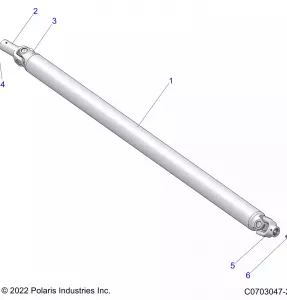 DRIVE TRAIN, PROP SHAFT,FRONT - Z22RME2KAG/BG/K2KAN/BN/V2KAN/BN (C0703047-2)