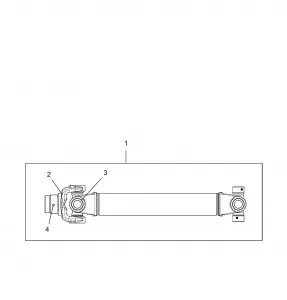 DRIVE TRAIN, PROP SHAFT,REAR - Z22RME2KAG/BG/K2KAN/BN/V2KAN/BN (N/A)