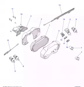 ELECTRICAL, DASH INSTRUMENTS AND CONTROLS -  Z22RME2KAG/BG/K2KAN/BN/V2KAN/BN  RZR 2000G4 (C703064)