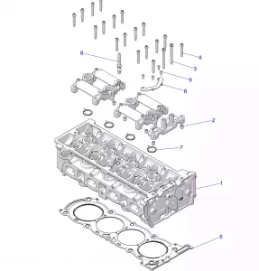 ENGINE, Головка блока цилиндров - Z22RME2KAG/BG/K2KAN/BN/V2KAN/BN (C703057)