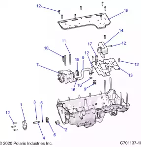 ENGINE, Маслянный насос AND RELATED - Z22RME2KAG/BG/K2KAN/BN/V2KAN/BN (C701137-10)