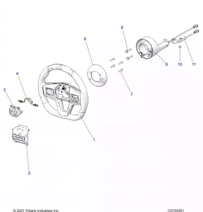 STEERING, WHEEL - Z22RME2KAG/BG/K2KAN/BN/V2KAN/BN (C0704351)