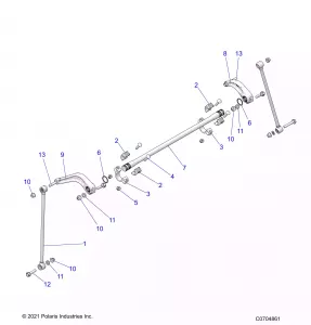 SUSPENSION, REAR STABILIZER BAR - Z22RME2KAG/BG/K2KAN/BN/V2KAN/BN (C0704861)