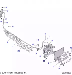 ENGINE, Охлаждение, RADIATOR - Z22R4E92AD/AJ (C0703027-1)