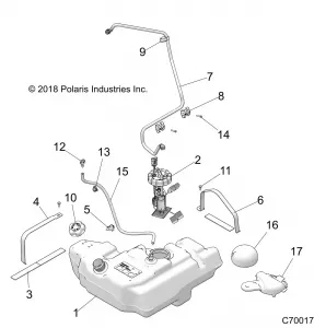 FUEL SYSTEM, FUEL TANK AND RELATED - Z22CHA57A2 (C700179)