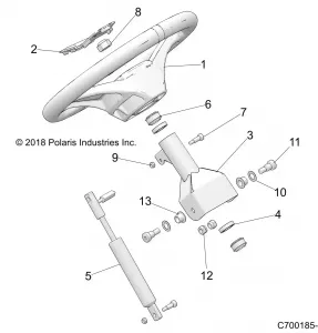 STEERING, WHEEL - Z22CHA57A2 (C700185-4)