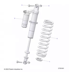 SUSPENSION, REAR SHOCK MOUNTING - Z22ASE99A5/B5(C701081-1)