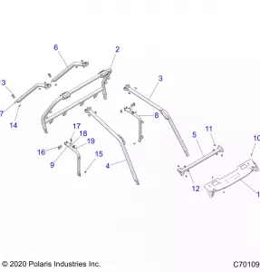 CHASSIS, CAB Рама - Z22NAS99CK/FK (C701091)