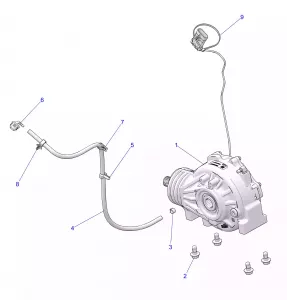 DRIVE TRAIN, FRONT GEARCASE MOUNTING - Z22NAS99CK/FK (C700275-3)