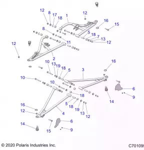 SUSPENSION, FRONT CONTROL ARMS - Z22NAS99CK/FK (C701095)