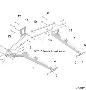 SUSPENSION, REAR CONTROL ARMS - Z22NAS99CK/FK (C700111-1)