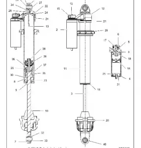 SUSPENSION, FRONT SHOCK INTERNALS - Z22NAK99AK/AR/BK/BR/NAV99AK/AR/BK/BR (702509)