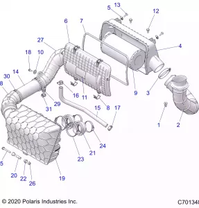 ENGINE, Впуск SYSTEM - Z22NAE99AJ/AN/BJ/BN (C701348)