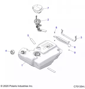 FUEL SYSTEM, TANK - Z22NAE99AJ/AN/BJ/BN (C701354-2)