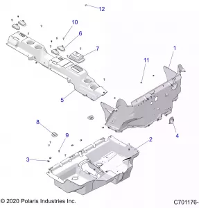 BODY, FLOOR - Z22N4E99AJ/AN/BJ/BN (C701176-1)