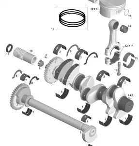 01- Crankshaft, Pistons And Balance Shaft