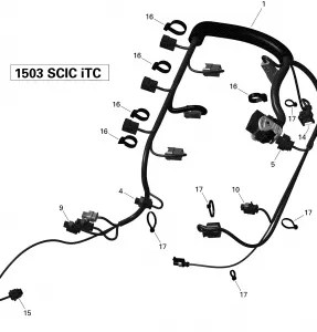 10- Двигатель Harness _46R1530