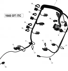 10- Двигатель Harness _46R1528