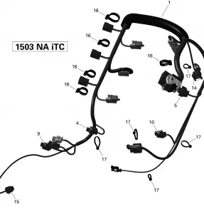 10- Двигатель Harness _46R1529