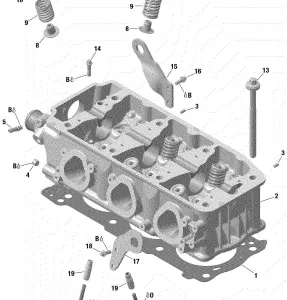 01- Головка блока цилиндров - 230