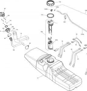 02- Топливная система System - Model with Suspension