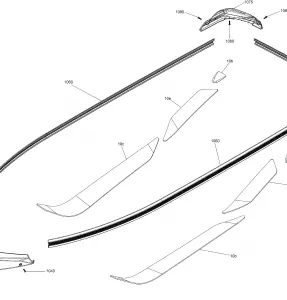 09- Кузовные детали Hull Part - GTX Package STD