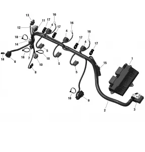 10- Electric - Двигатель Harness - 130HP