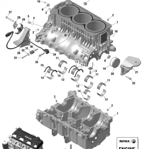 01- Двигатель - Картер -  1630 SCIC
