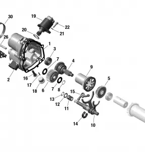 01- ROTAX - IDF Gearbox