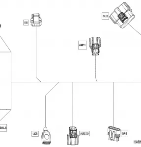 08- Electric - Рулевое управление Wiring Harness - 278003953 - Model With VIP High End