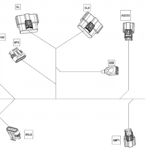 08- Electric - Рулевое управление Wiring Harness - 278003904 - Model With VIP High End