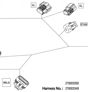 08- Electric - Рулевое управление Wiring Harness - 278003349