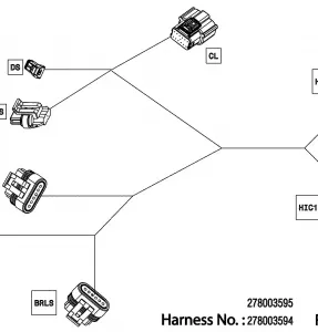 08- Electric - Рулевое управление Wiring Harness - 278003594 - BASE Package With IBR